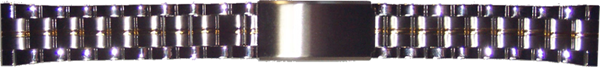 Imagem de Bracelete de metal bicolor